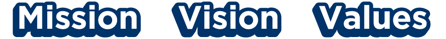 Imagen título misión visión valores